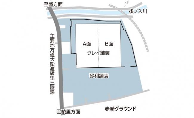 赤崎地区多目的広場マップ