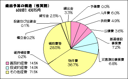 歳出（性質別）の画像