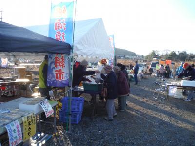 朝市の様子