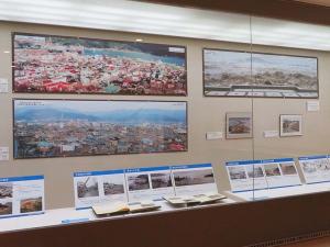協働展示「気仙と津波～大船渡・陸前高田～」の様子