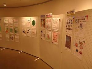 おおふなとしぜんかわらばん作品展、展示物2