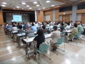 成人大学講座、参加者全体の様子