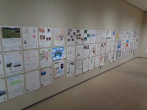 展示されている作品の様子