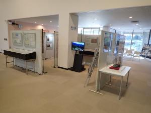 三陸ジオパークコーナーの様子