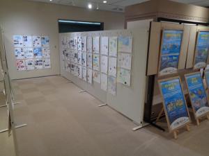 昨年度の作品展の会場の写真