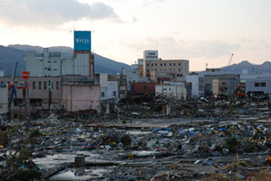 大船渡地区の平成23年3月12日撮影の画像2