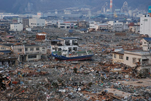 大船渡地区の平成23年3月13日撮影の画像3