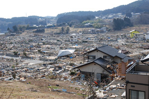 末崎地区の成23年3月14日撮影の画像1