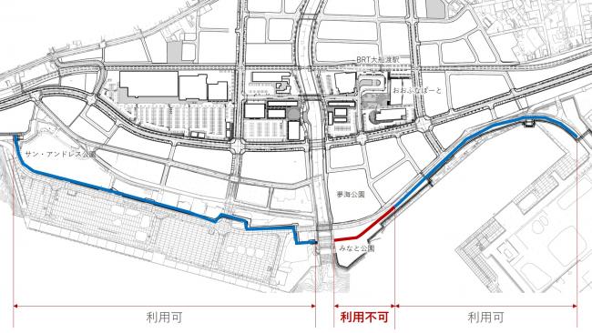 防潮堤位置図