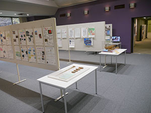 展示されている作品の様子