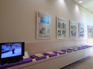 津波災害展示の様子