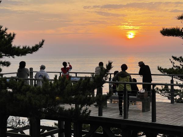 夕日
