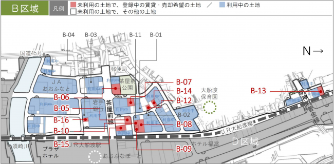 B地区概要図