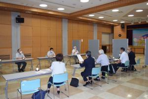 盛地区公民館と意見交換の様子