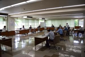 岩手県タクシー協会気仙支部と意見交換の様子