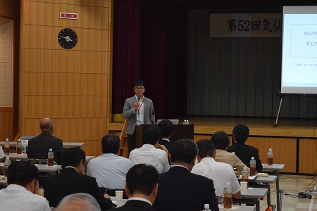気仙地区議会議員協議会研修会の様子