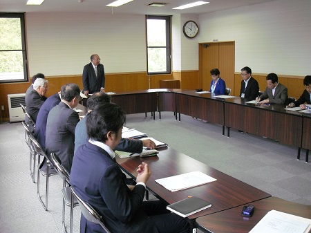 大船渡市社会福祉協議会との意見交換の様子