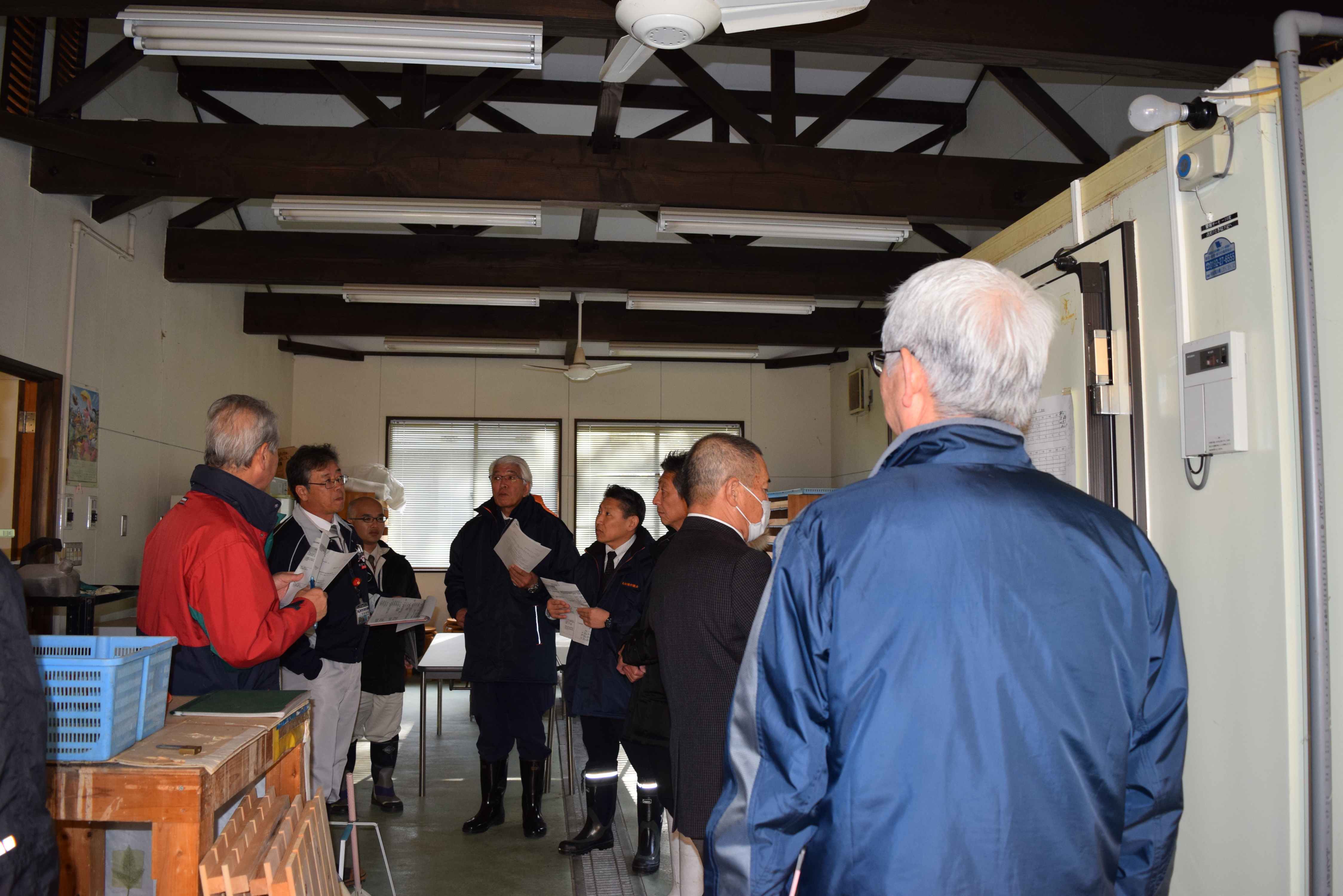 地域特産品加工施設視察