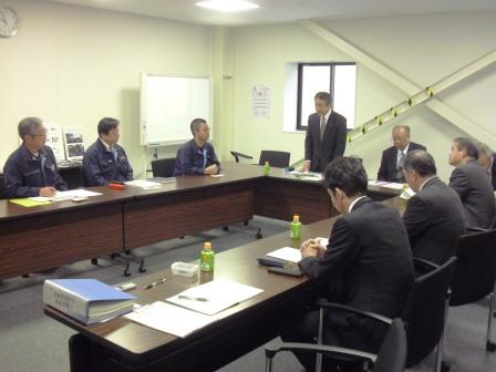 ゆわて吉田工業株式会社と意見交換をしましたの写真1