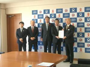 市長への提出2