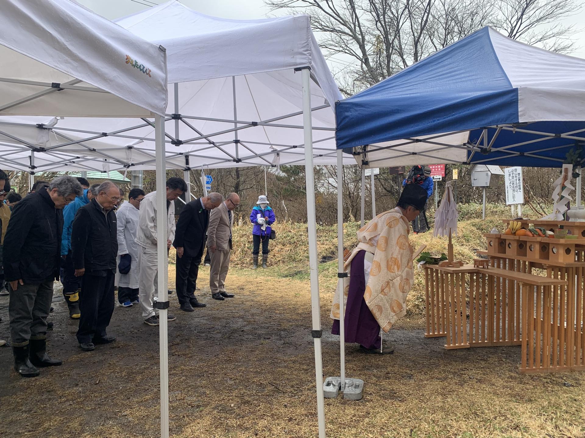 令和７年度五葉山安全祈願祭の様子