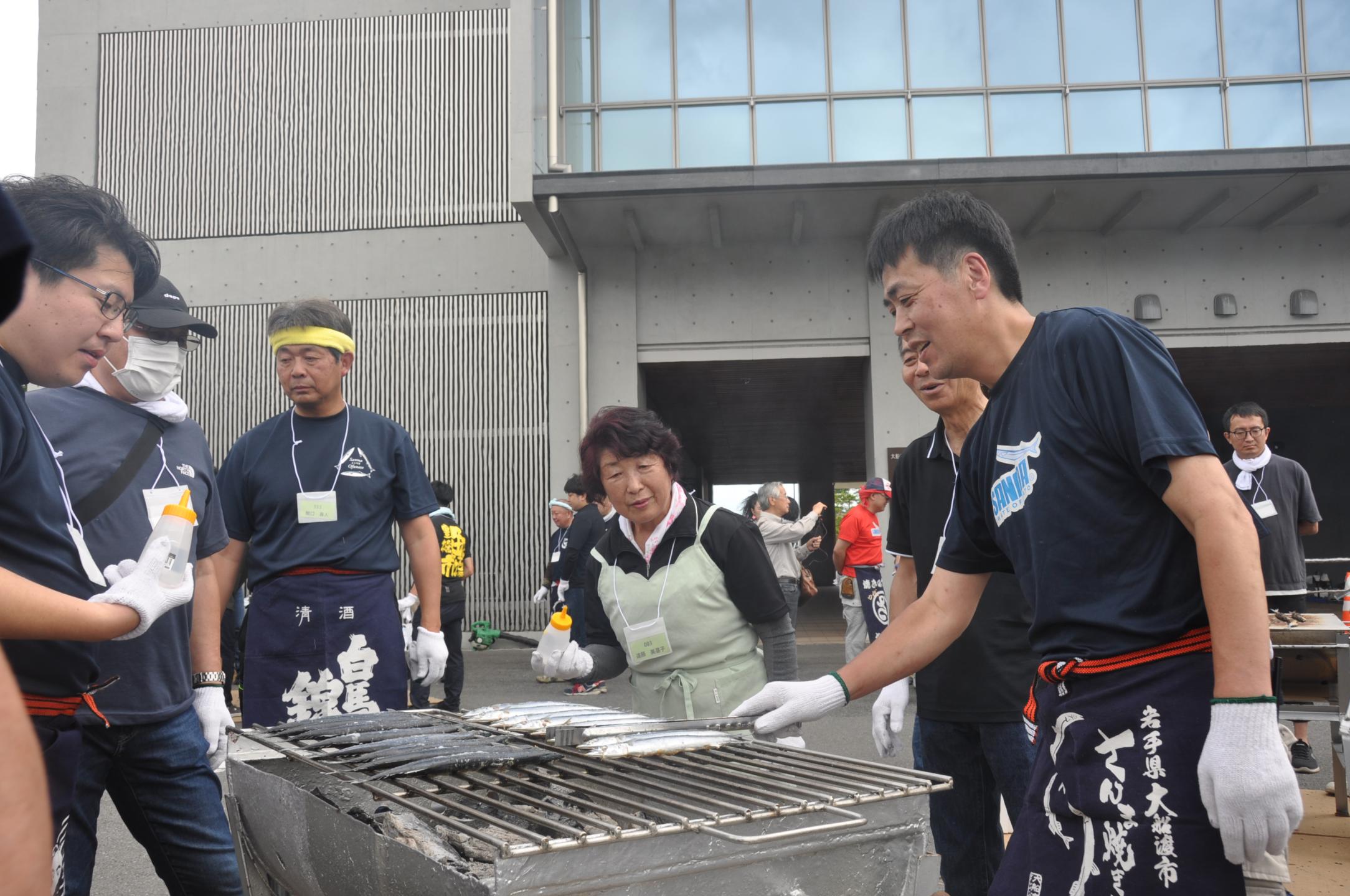 三\ま焼き師認定試験の様子